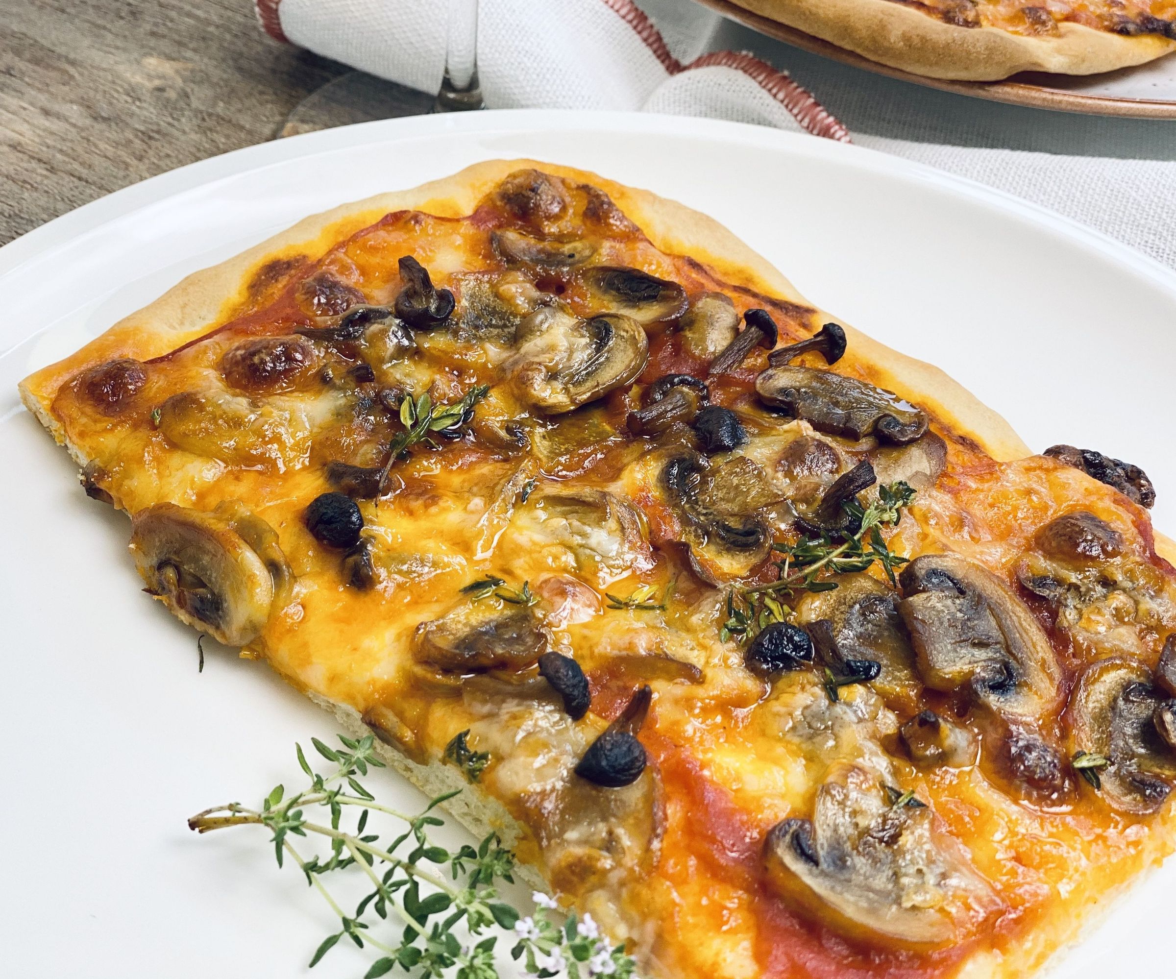 Pizza "Margherita" and "Funghi"