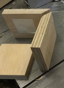 Leg Hole Cutting Guide and Leg Holes