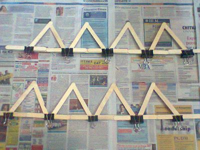 Bridge Prototype Using Ice-cream Sticks