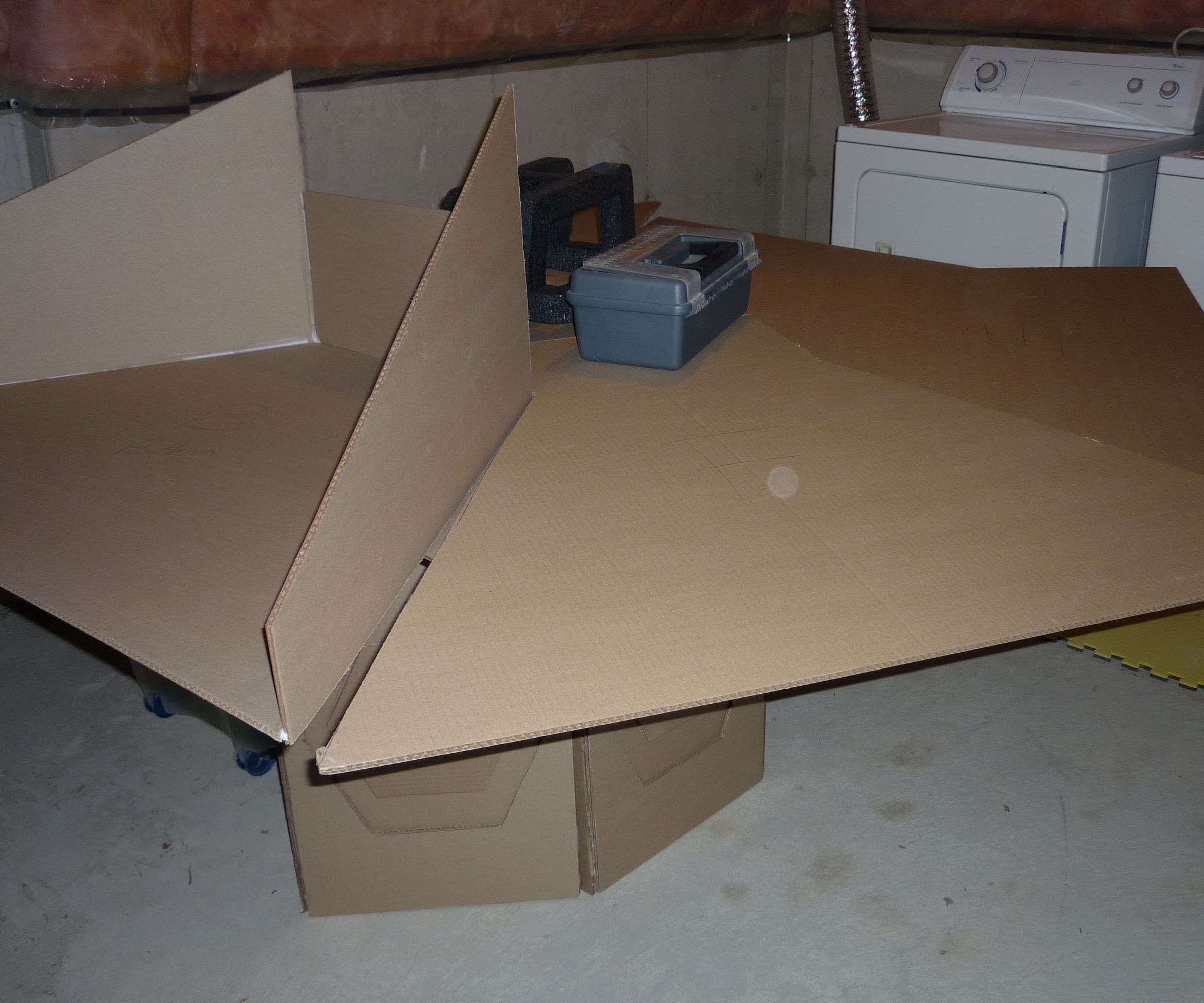 Doctor Who Tardis Cardboard Console