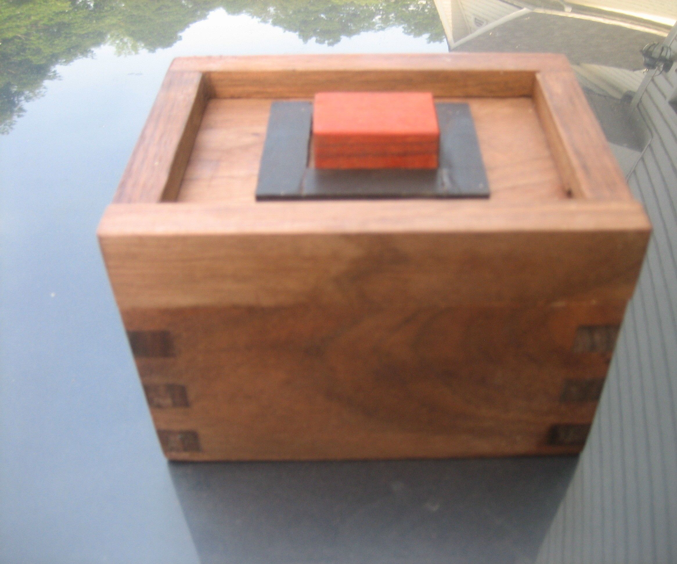 THE RED STONE PUZZLE BOX WITH PLANS
