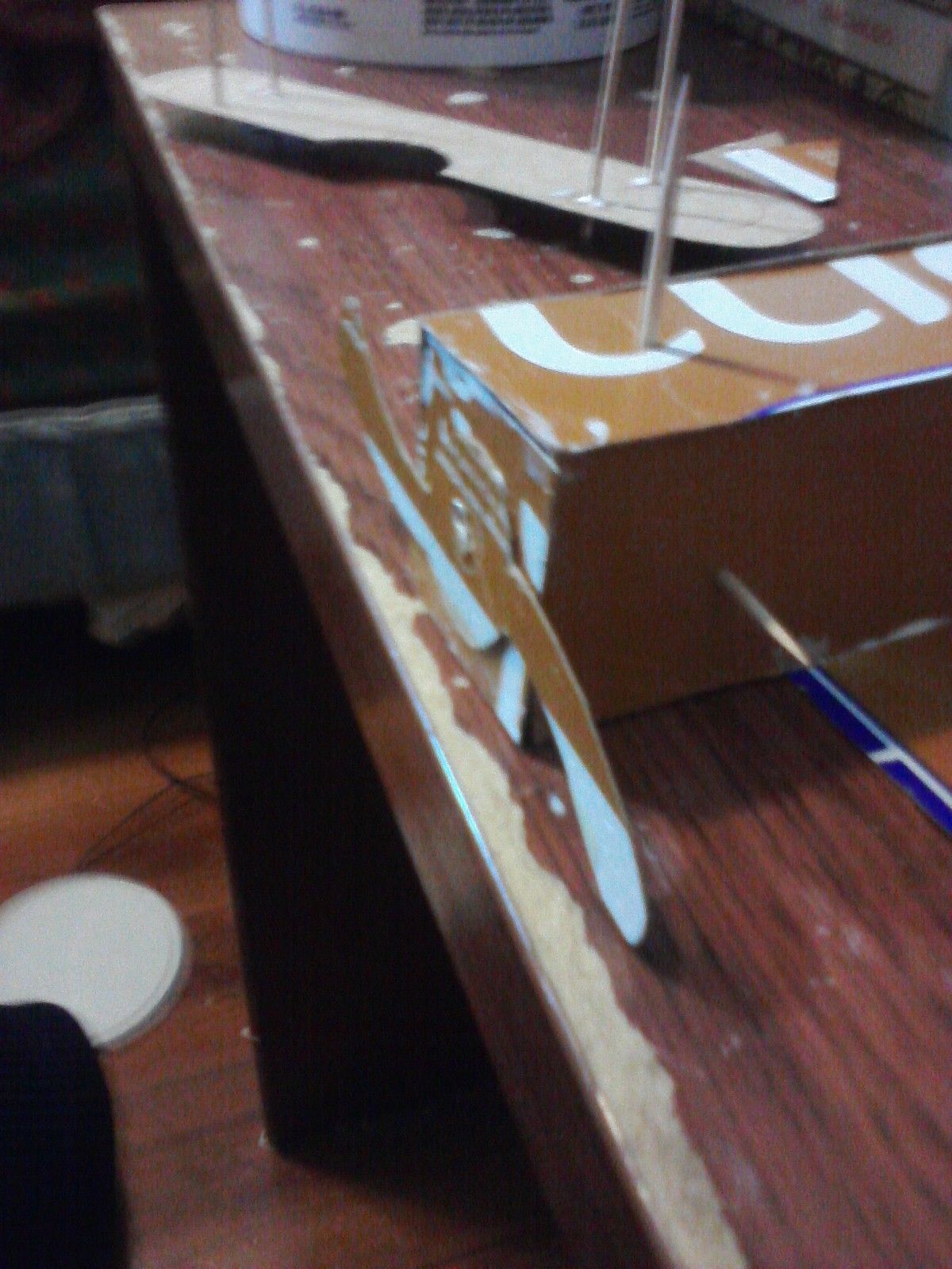 Cereal Box Airplane 4 Steps Instructables