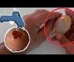 DIY Hot Glue Egg