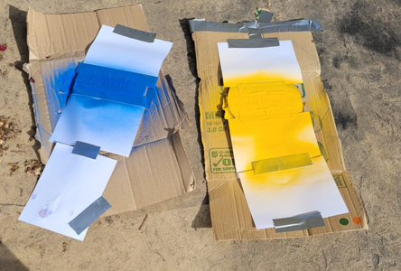 Paddle Spray Painting