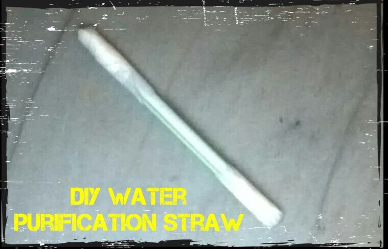 DIY Water Purification Straw
