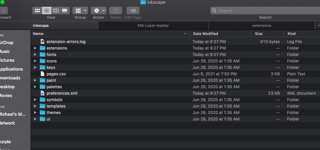 Add Extensions to Inkscape