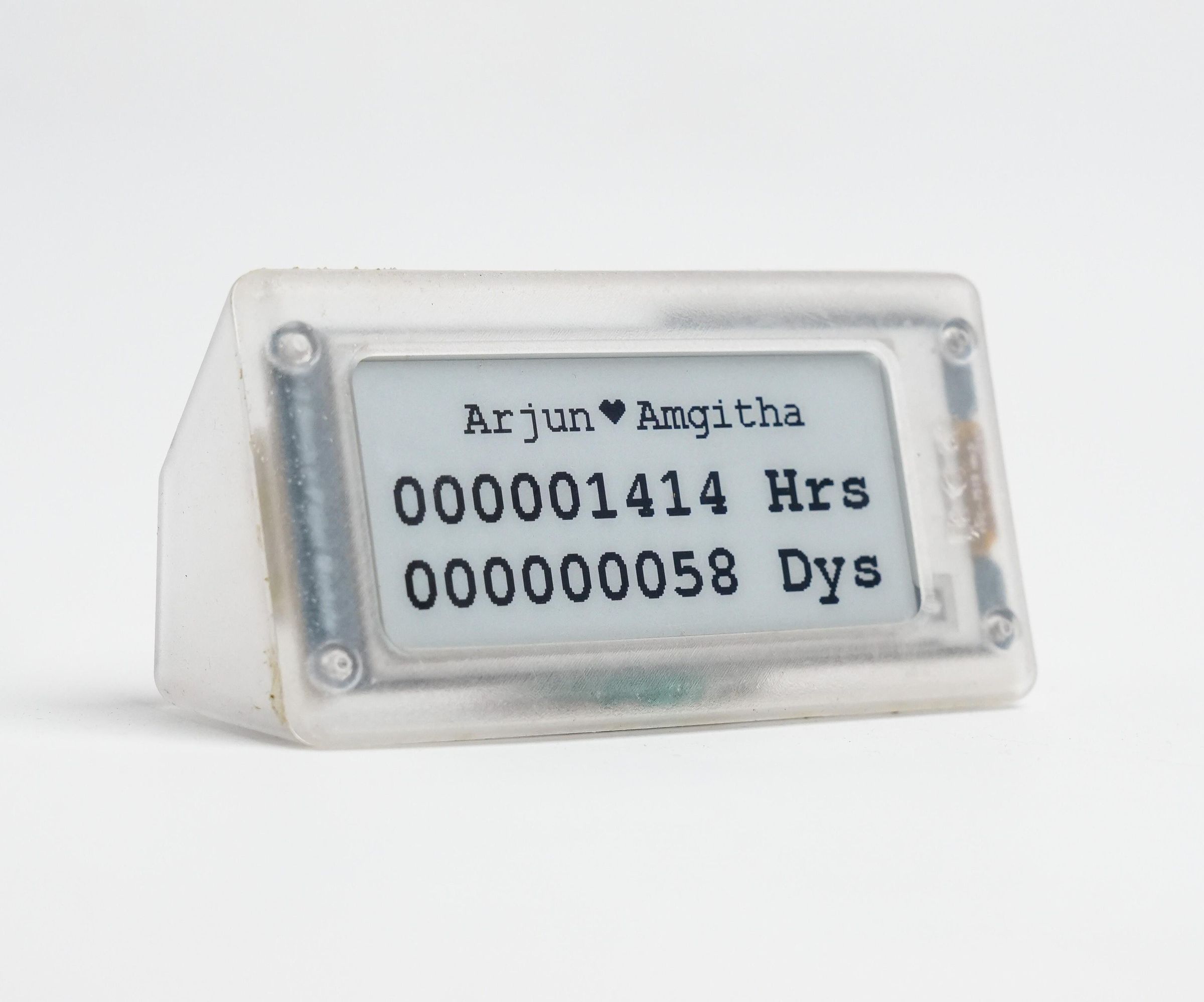 Time Since Wedding EPaper Clock