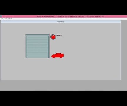 How to Make a Car Parking Simulation in Scada Wonderware.. 