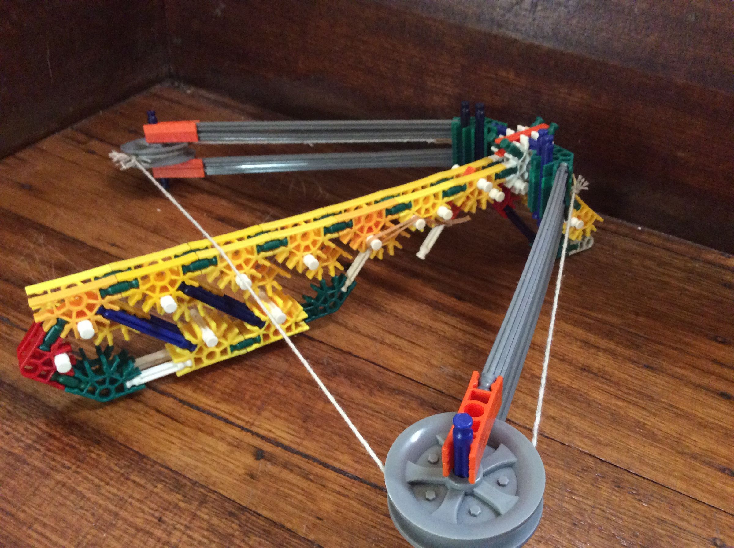 First Reverse Draw Crossbow Made From K'nex on Instructables!!