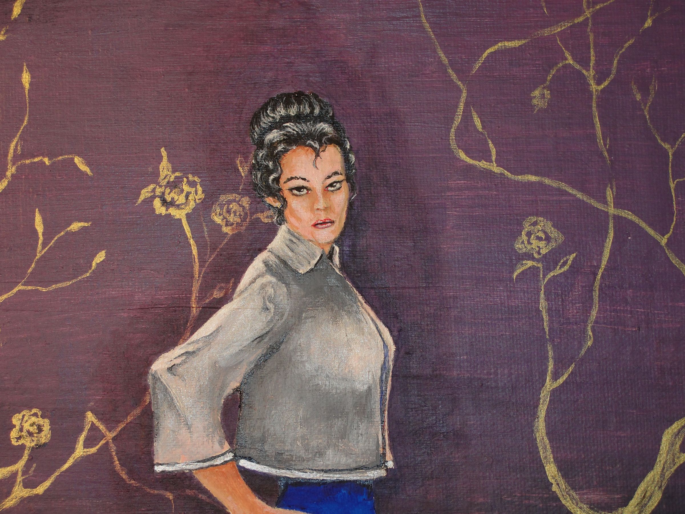 How to Paint Silk Using Acrylic Paint Portrait in Silk 7 Steps