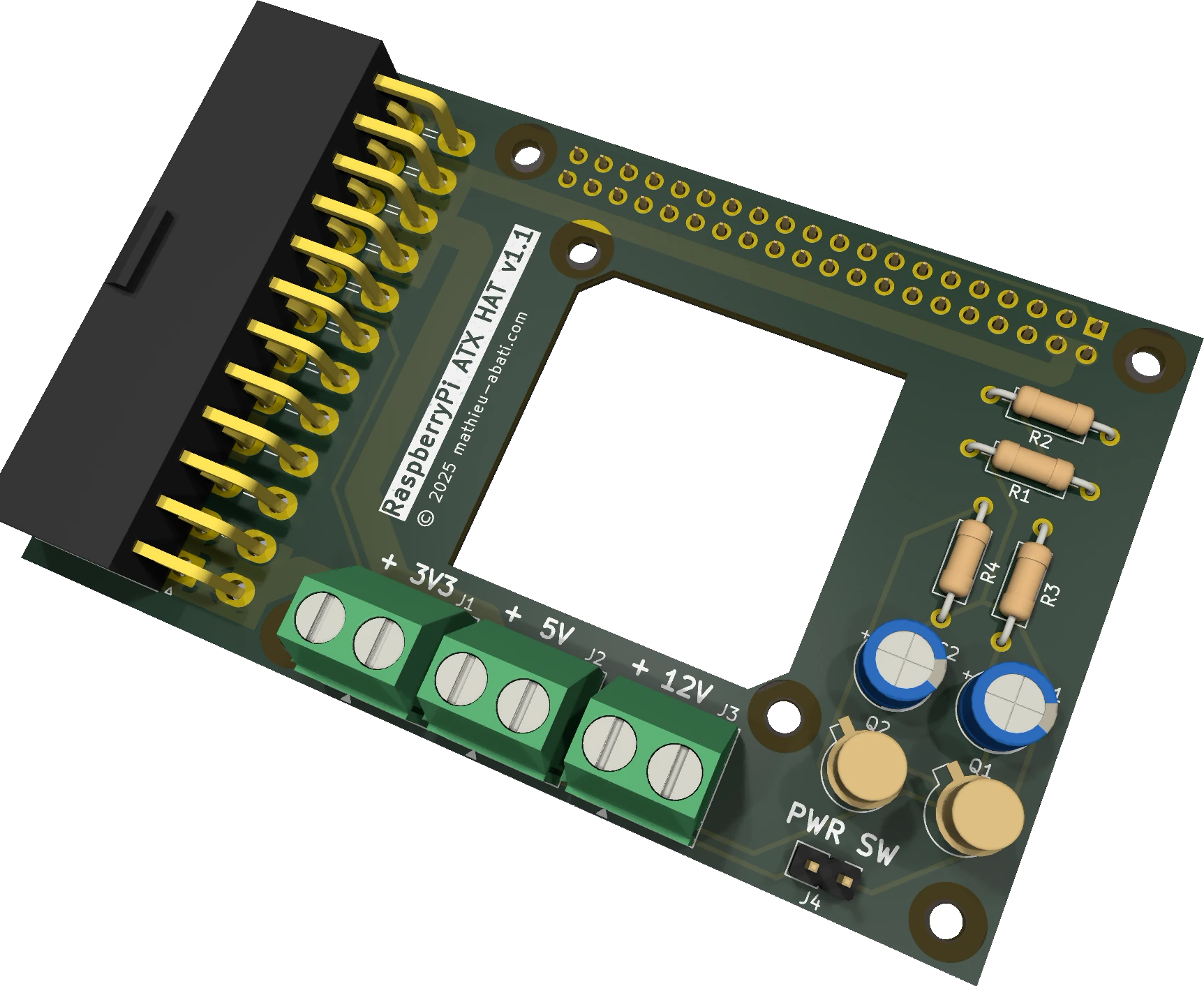 RaspberryPi ATX PSU Control Module