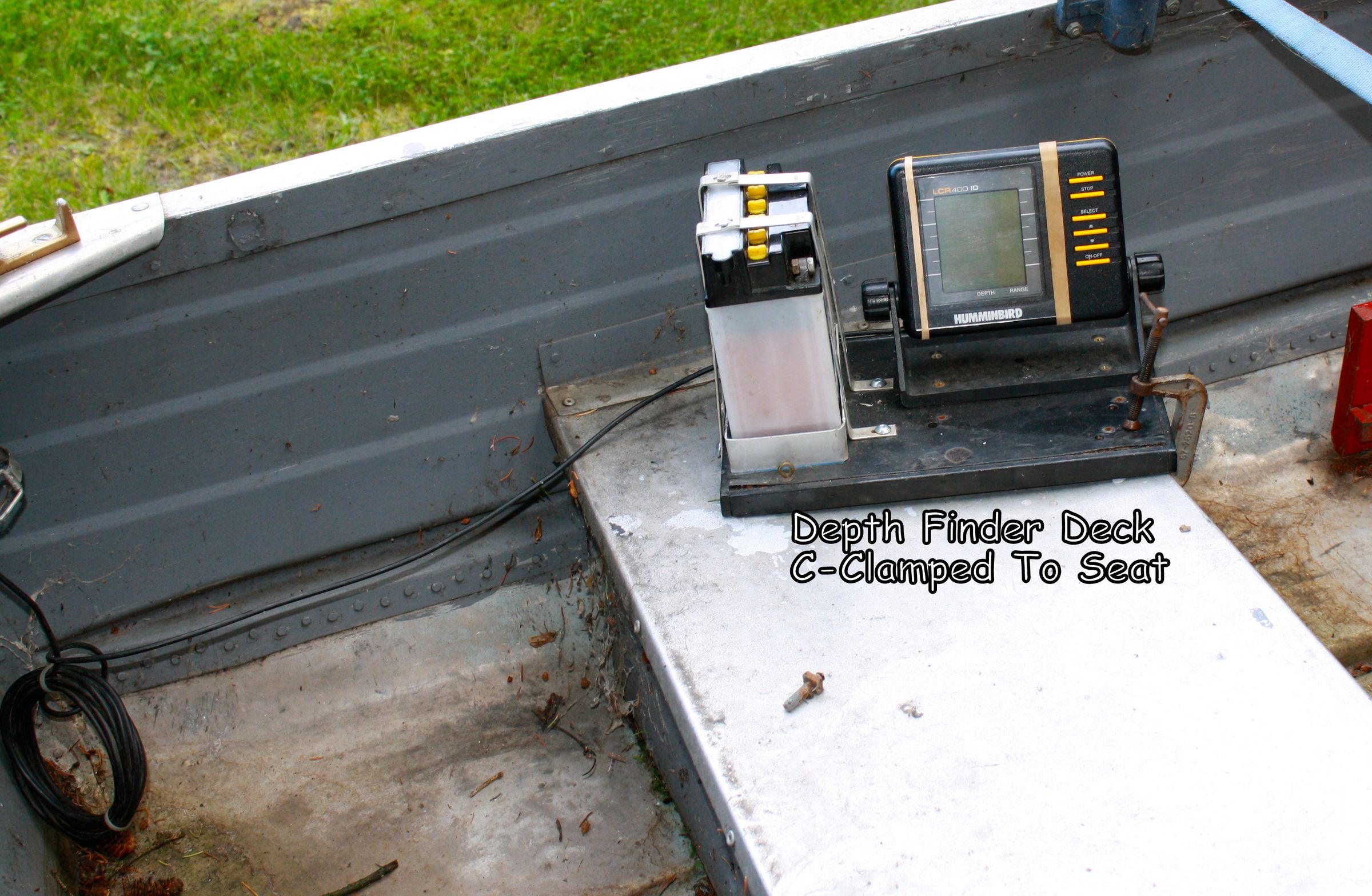 Adjustable Depth Finder Transducer Bracket Instructables