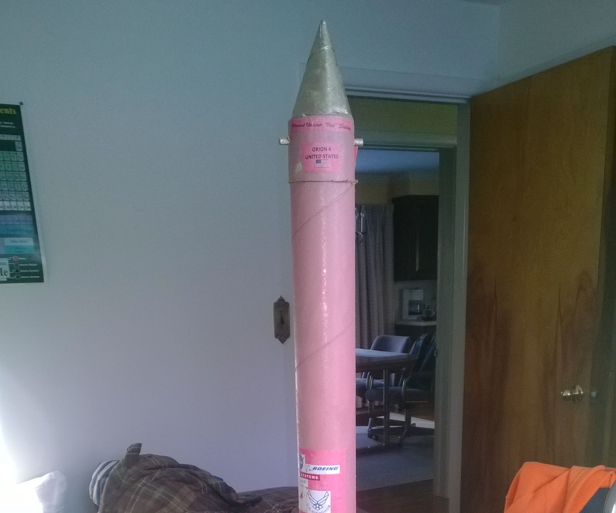 Awesome Model Rocket Scratch Built From Readily-Available Materials