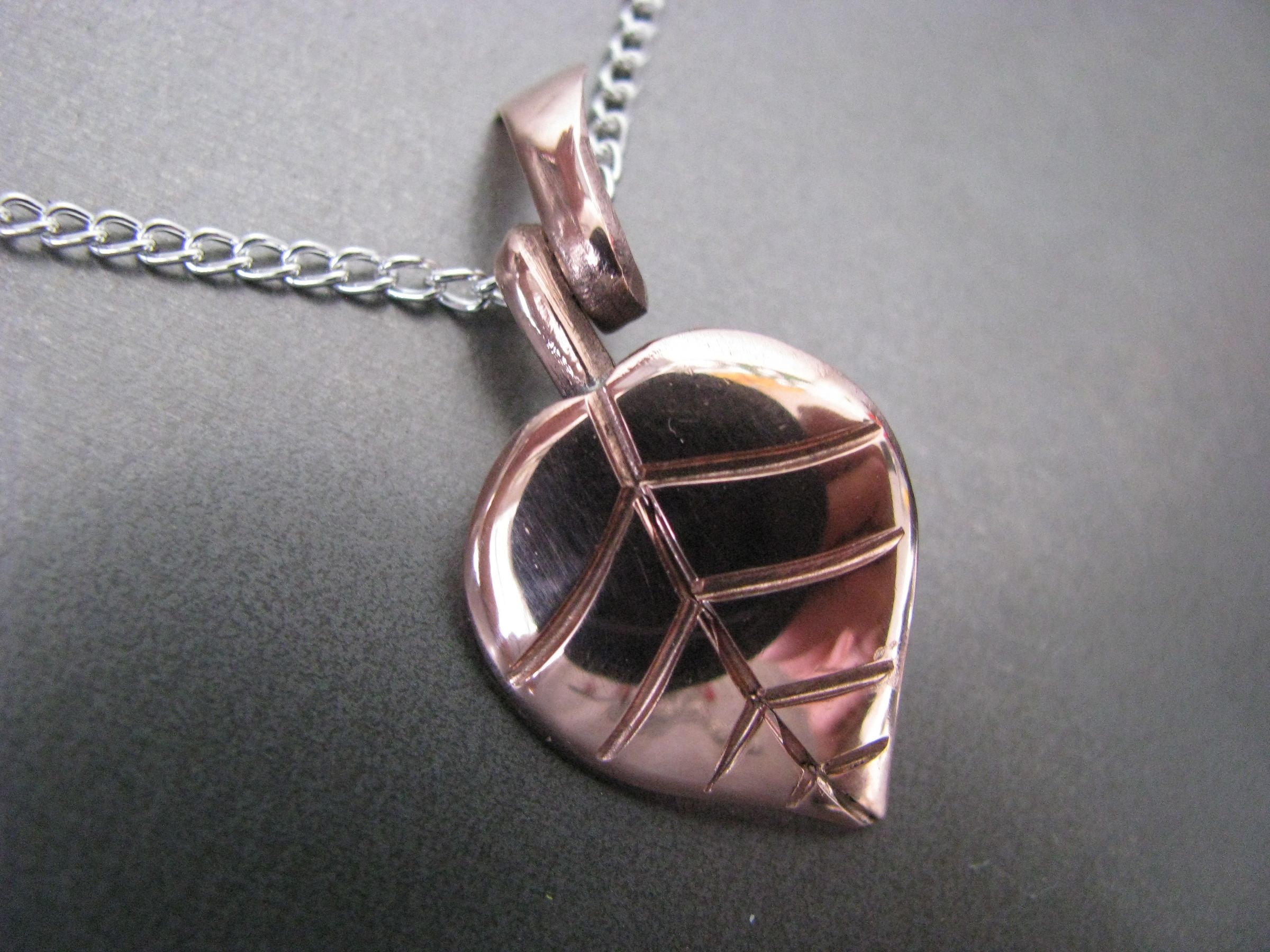 Copper Leaf Pendant