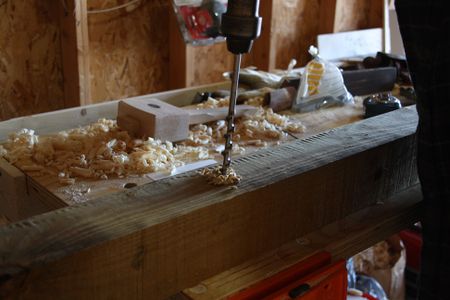 Drill Bolt Holes