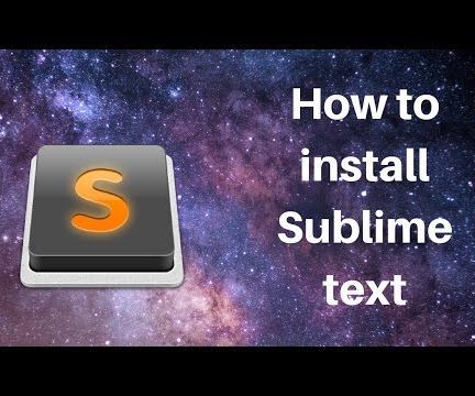How to Install Sublime Text