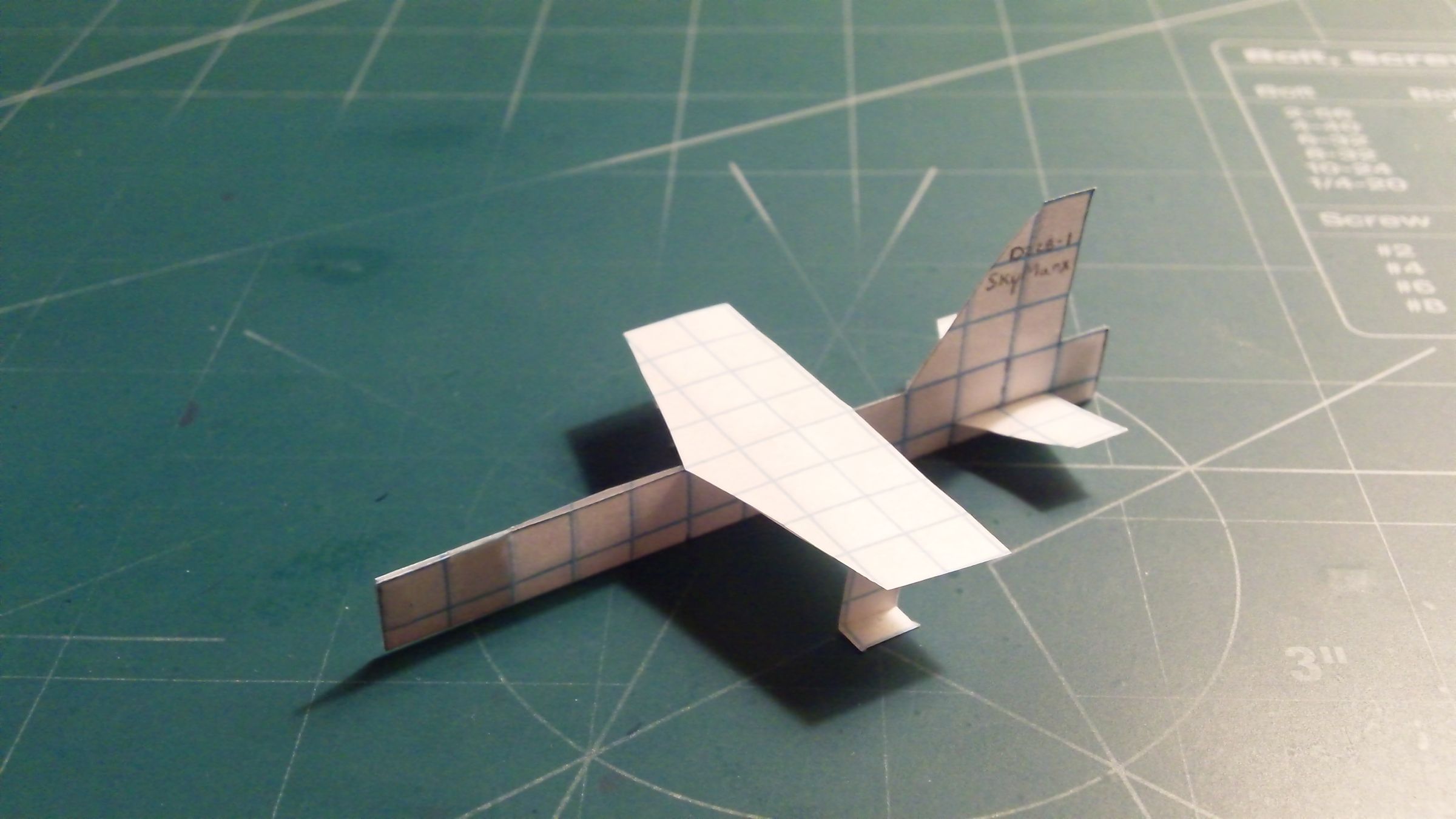 How to Make the SkyManx Paper Airplane