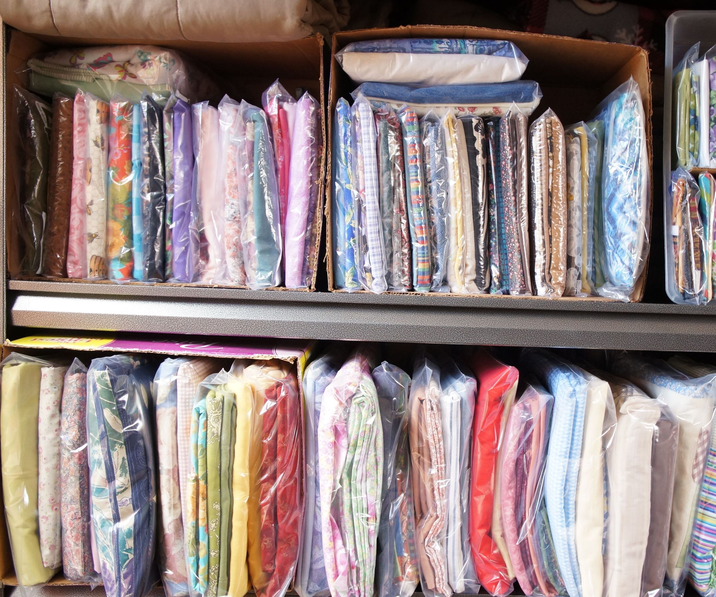 Unusual Fabric Storage for Craft and Sewing Rooms