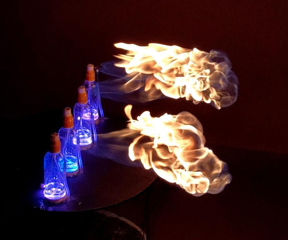 Fire, Music and Lights Sync