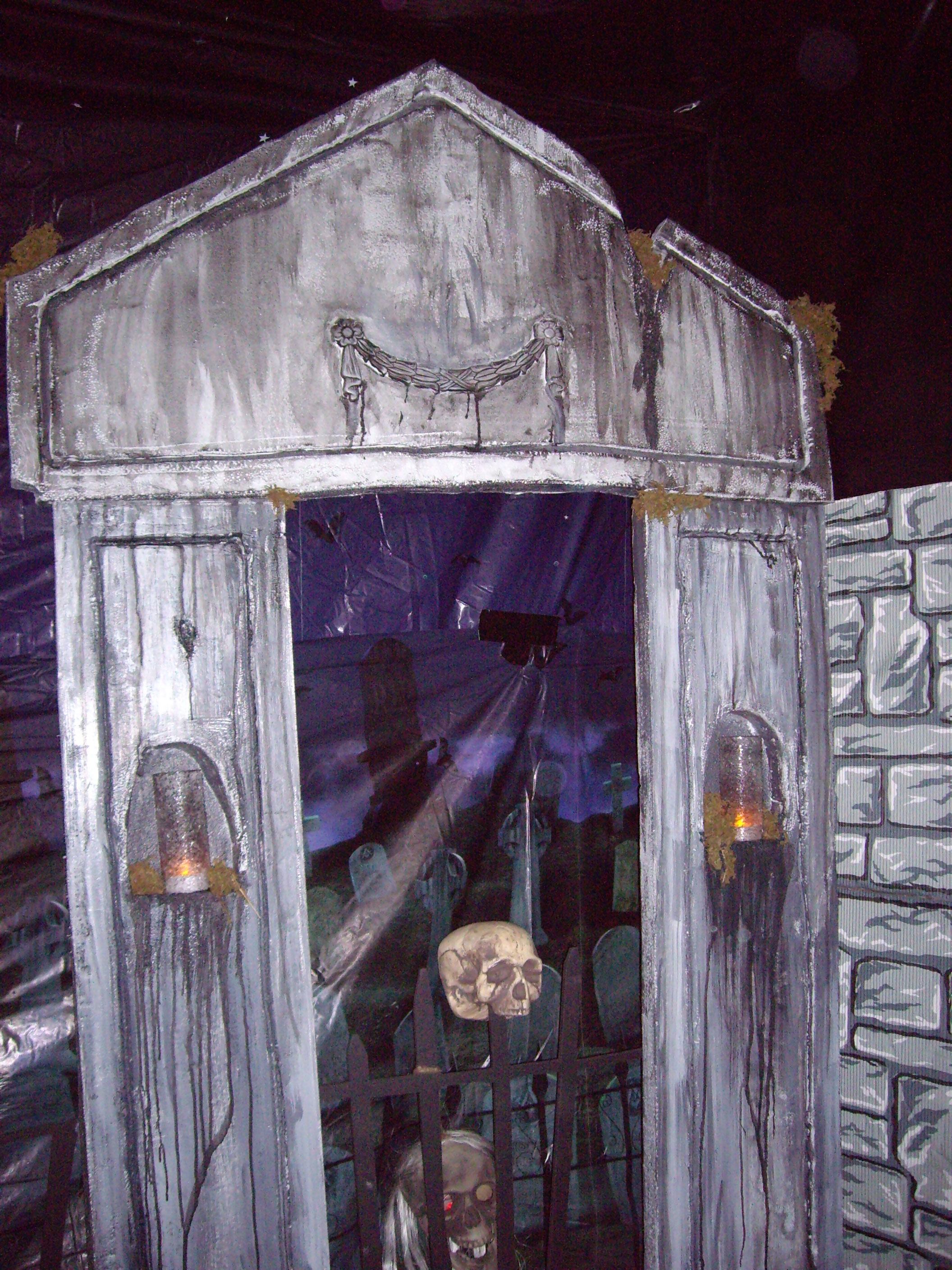 Halloween Mausoleum From Styrofoam