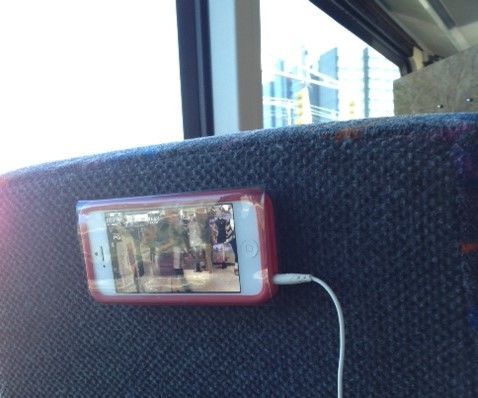Seat Back Mount for IPhone