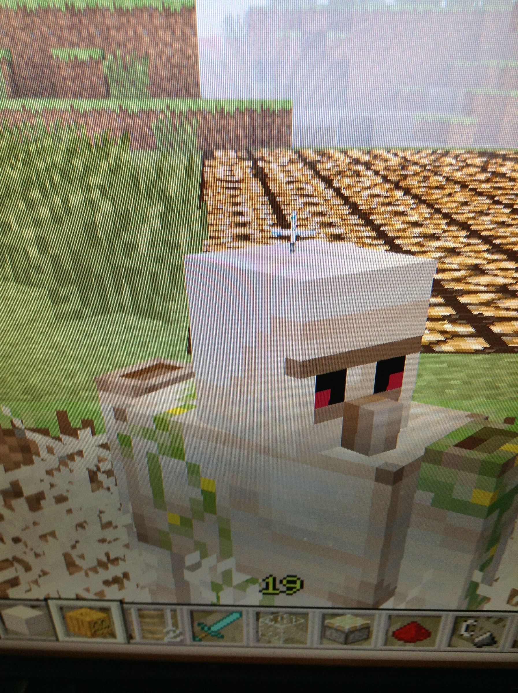 How To Make An Iron Golem On MC