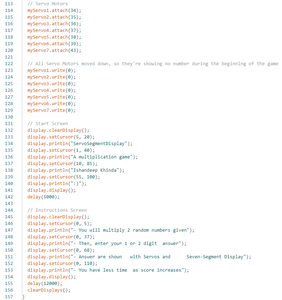 Setup Function Code
