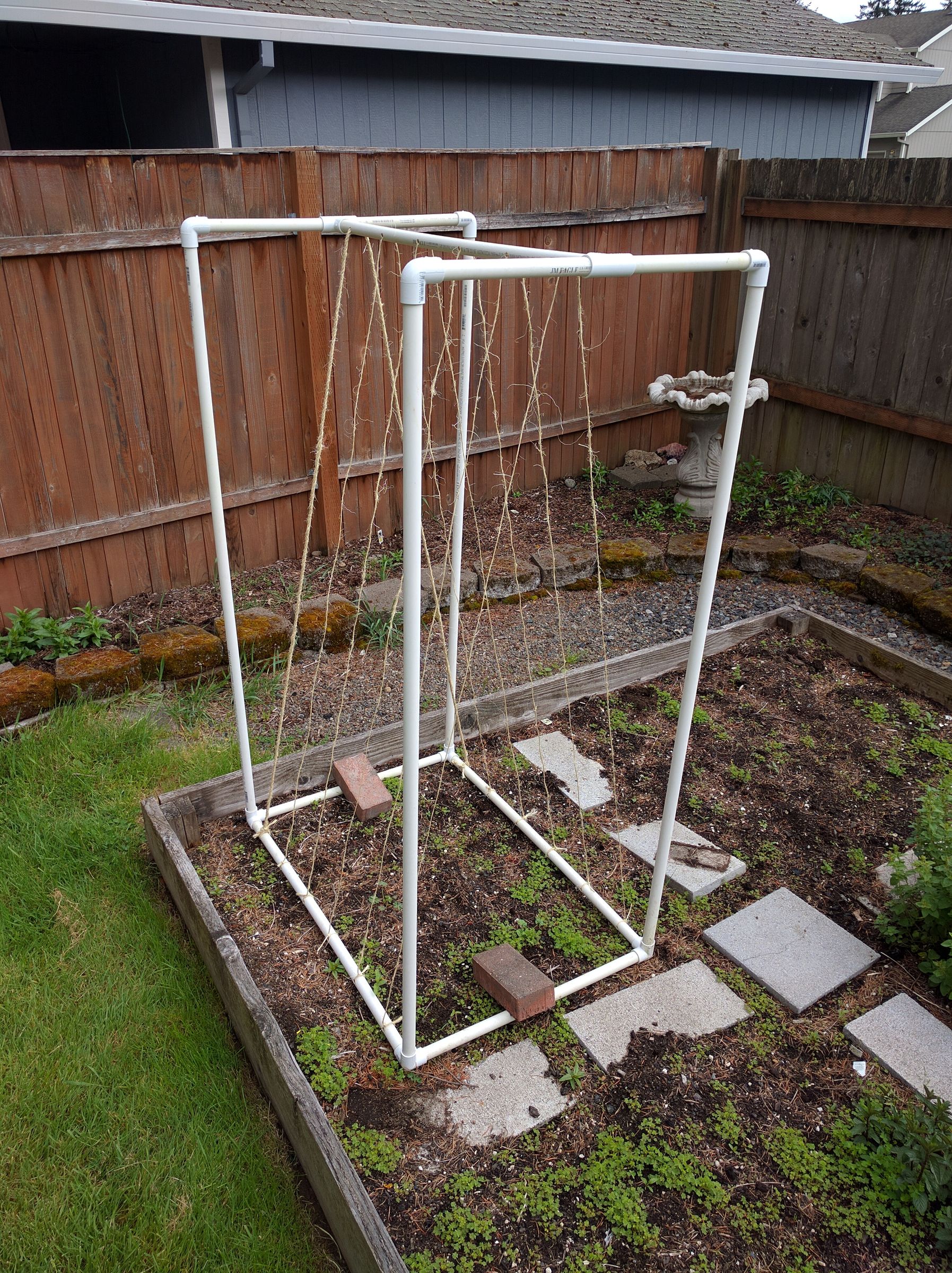 PVC Garden Trellis 4 Steps Instructables