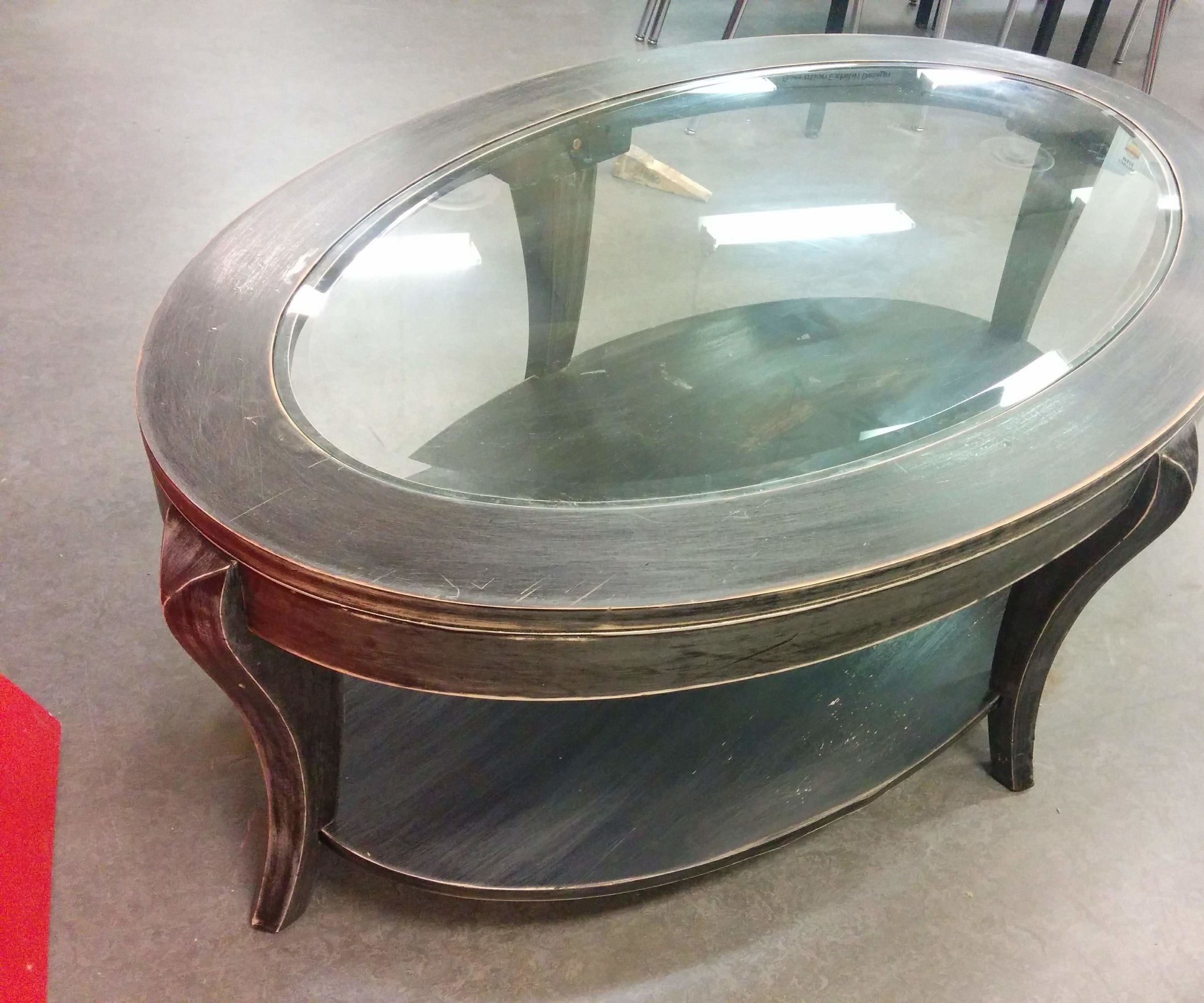 Antiquing a Worn Coffee Table