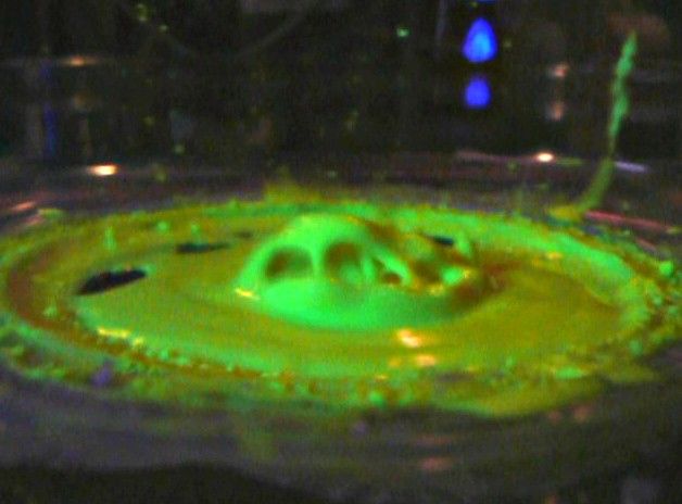 Eerie Glowing Blob Monster