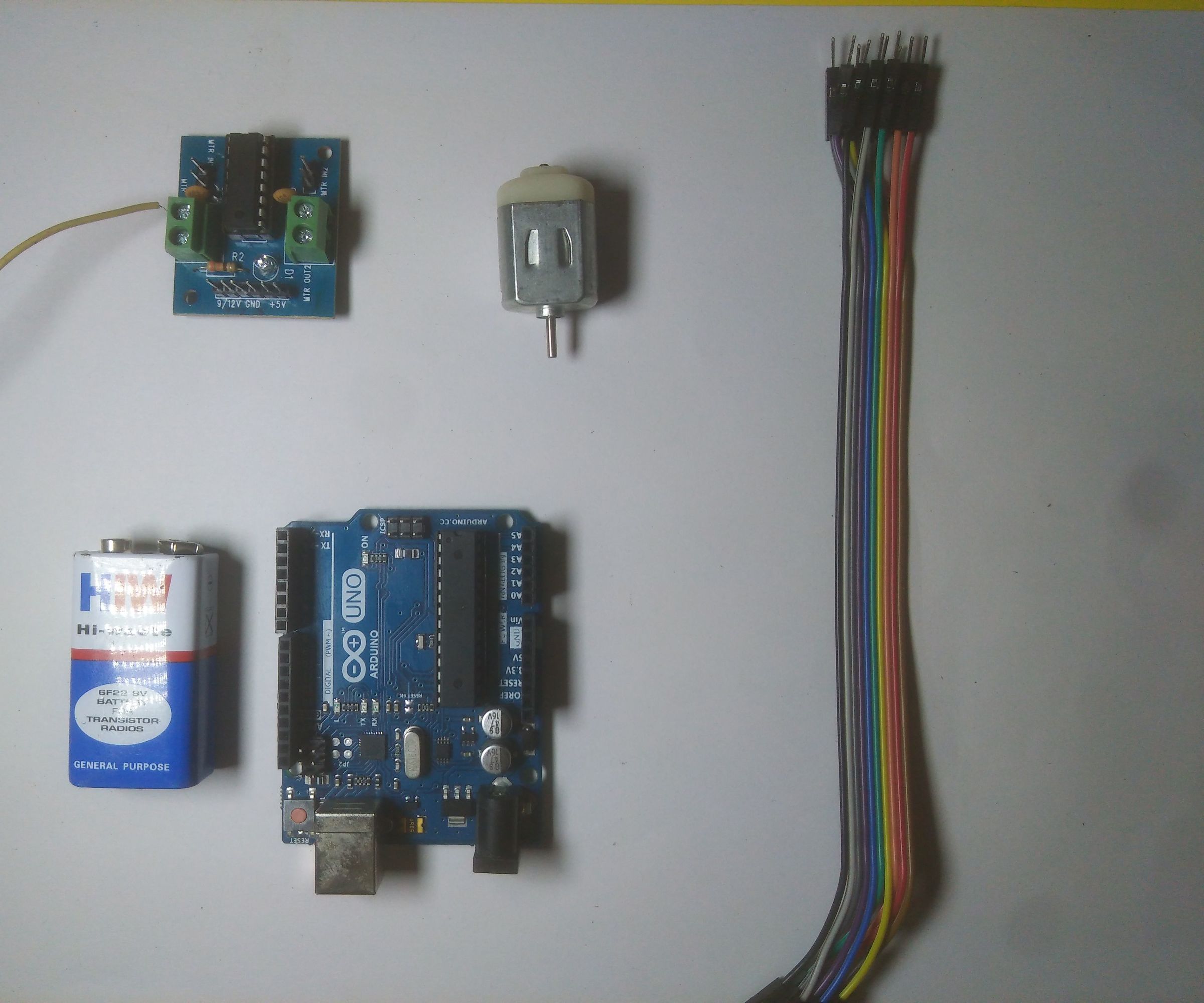Sweep Operation by DC Motor
