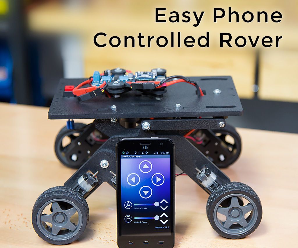 Easy Phone Controlled Rover