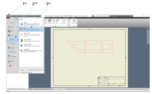 Using Autodesk Inventor and Autocad to Create Vector Files for ...