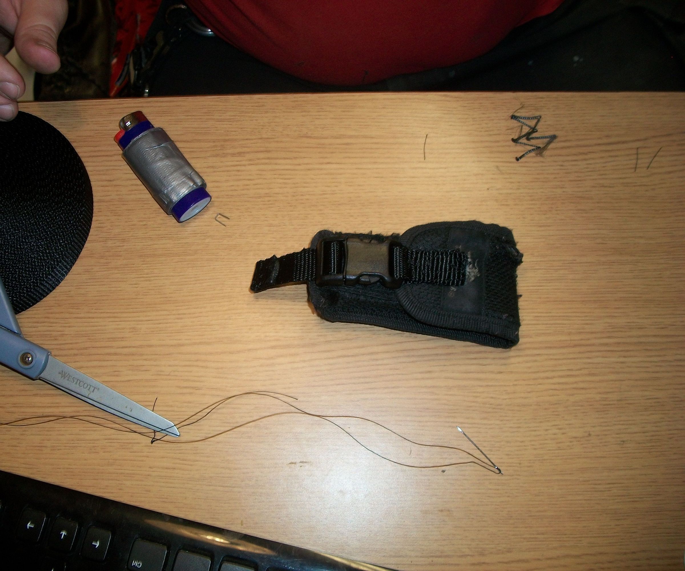 How to Secure Leatherman Style Pouch When the Velcro Is Wornout