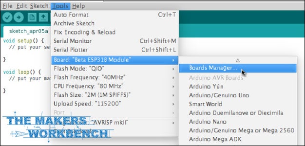 Programming the LinkNode R4 With the Arduino IDE : Part 3 - Install ESP8266 Package Continued