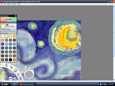 Background Brush Strokes