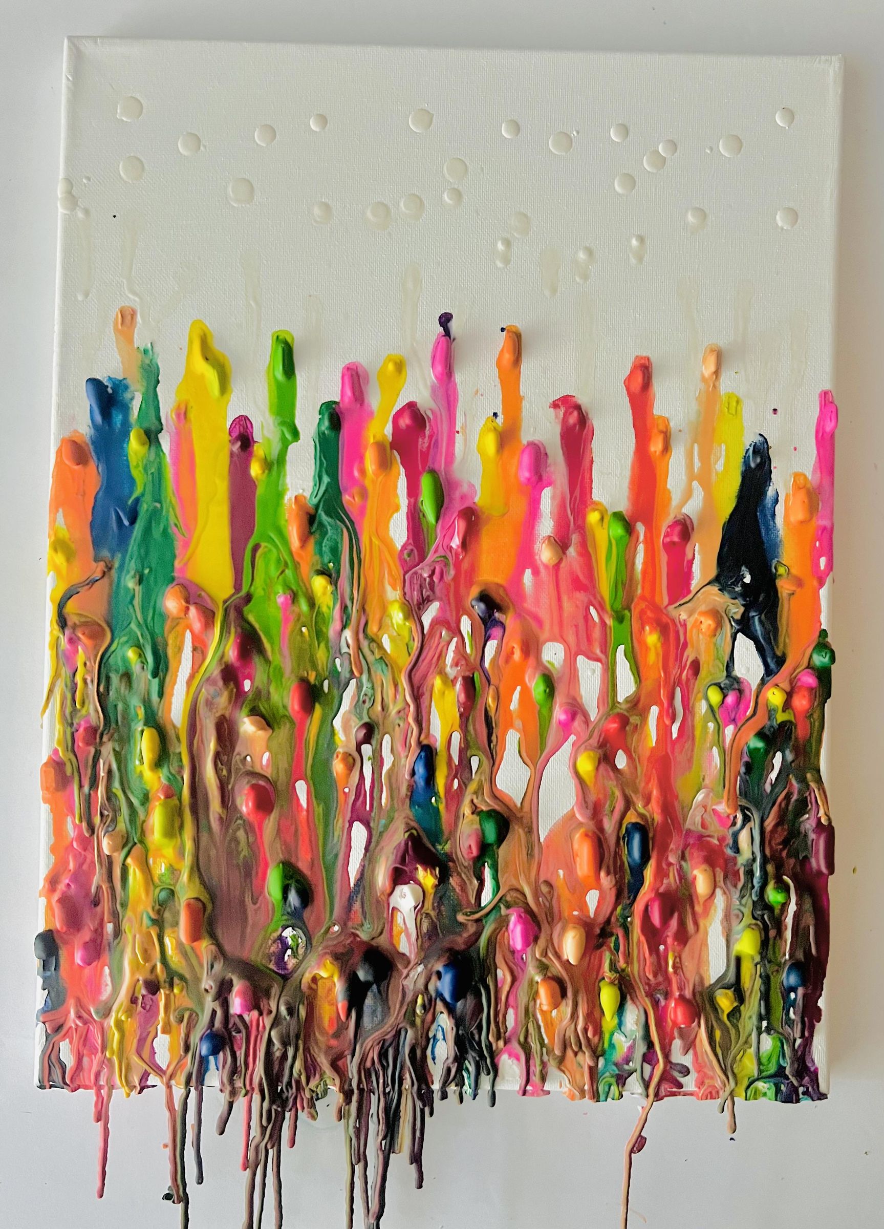 Abstract Textured Crayon Wall Art 3 Steps (with Pictures) Instructables