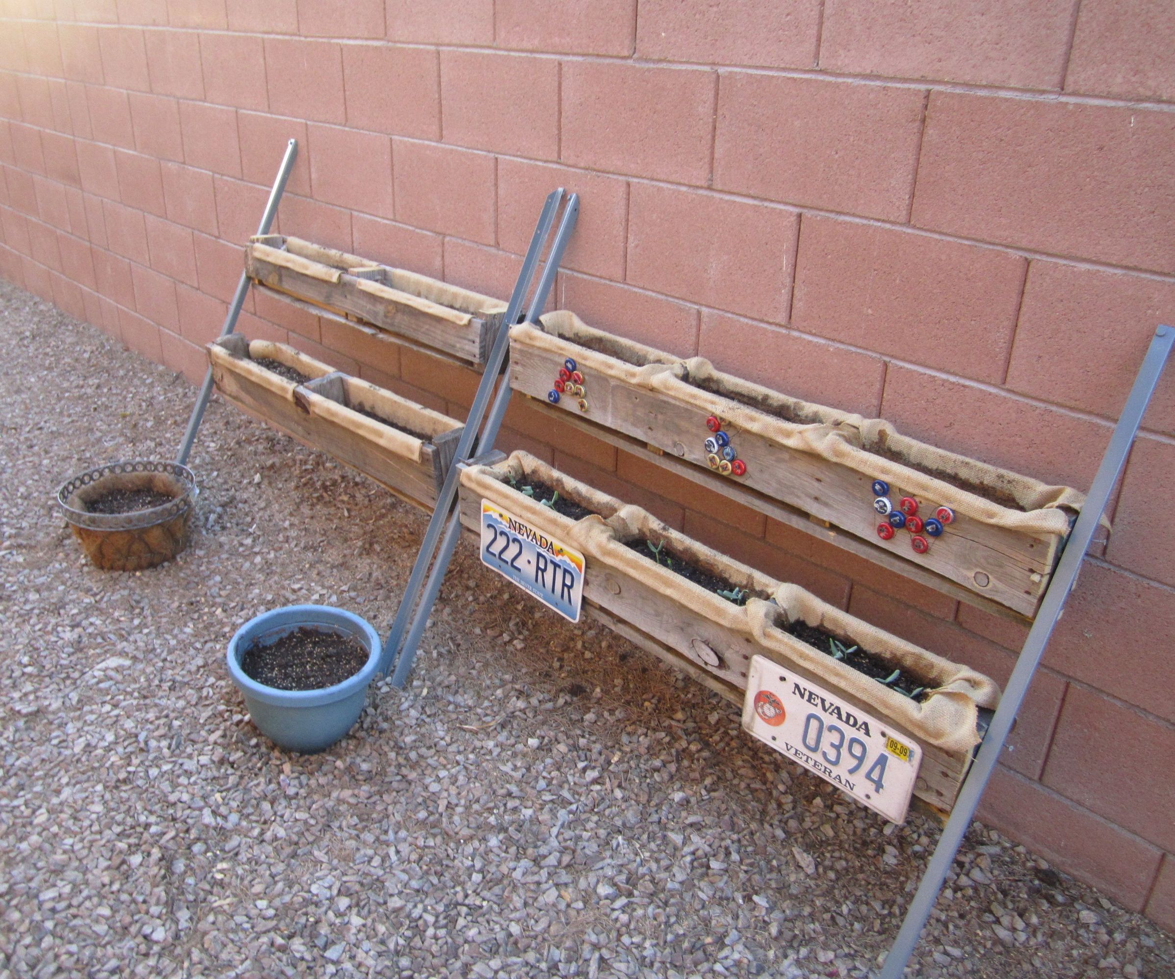 Pallet Wood Raised Garden