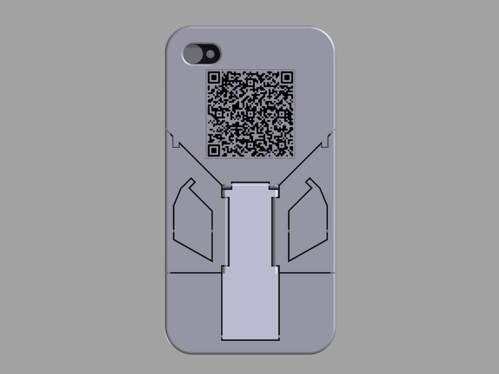 TriStand QR 3D Printed IPhone Case - Instructables