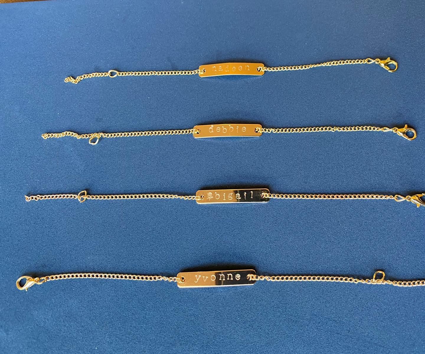 Making Engraved Bracelets 
