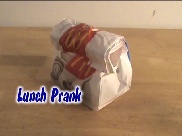 How to Booby Trap a Lunch Bag!