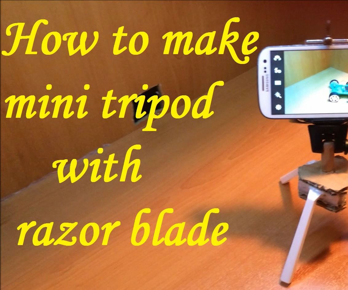 How to Make Tripod Iphone and Samsung Smartphone 