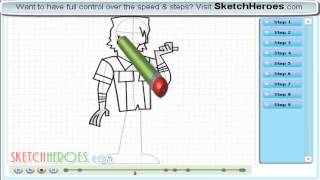 How to Draw Chris Mclean From Total Drama Island