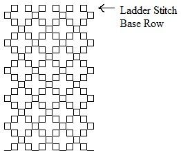 Bead Weaving: Chenille Stitch Graph Paper (Updated)