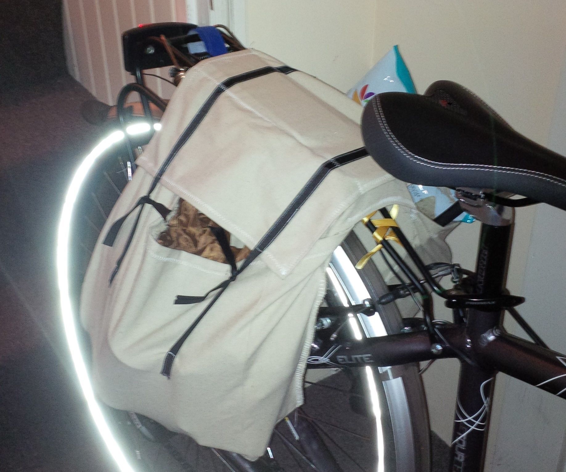 Double-Bottomed Fabric Panniers