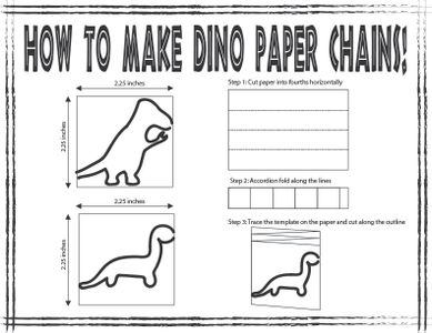 Add Some Dinosaur Paper Chains!