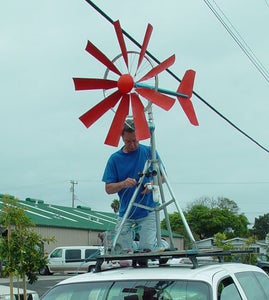 Ted Baer's Bicycle Wheel Windmill