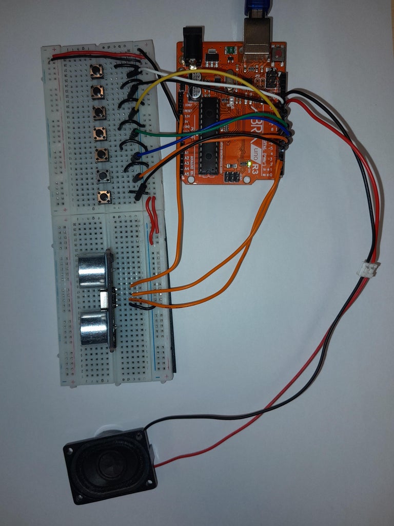 Distance Sensor Arduino Piano : 6 Steps - Instructables