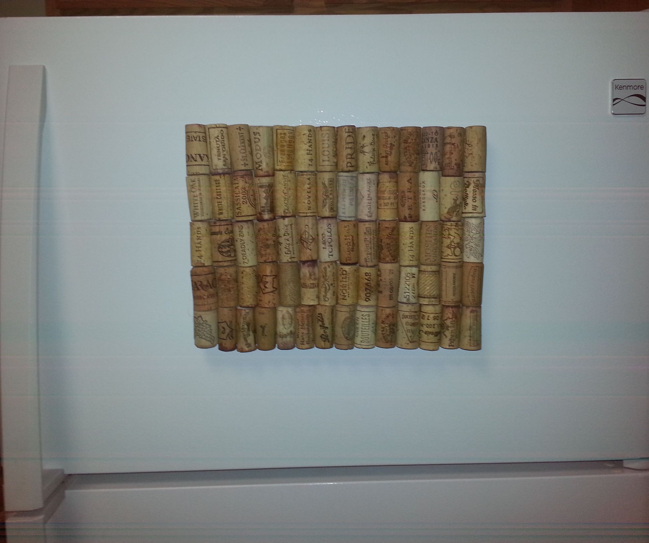 Fridge Wine Cork Board Instructables