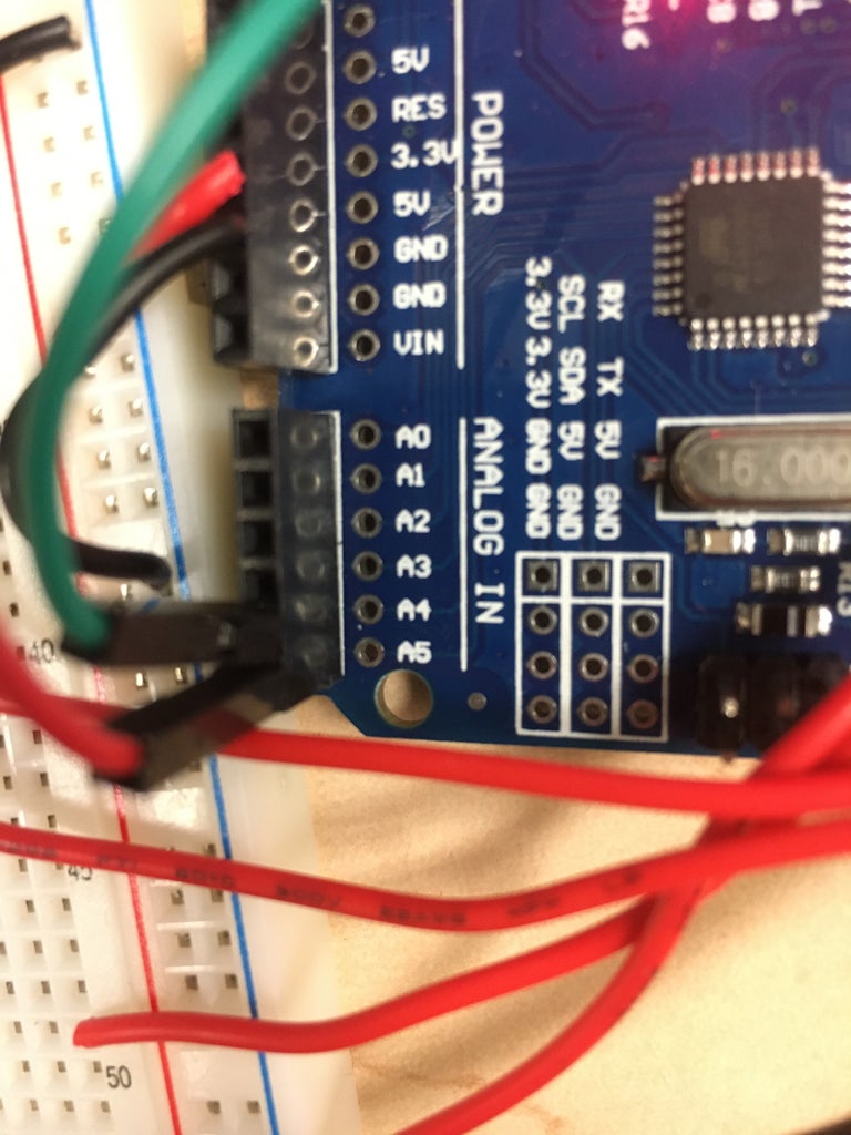 Connecting the LCD